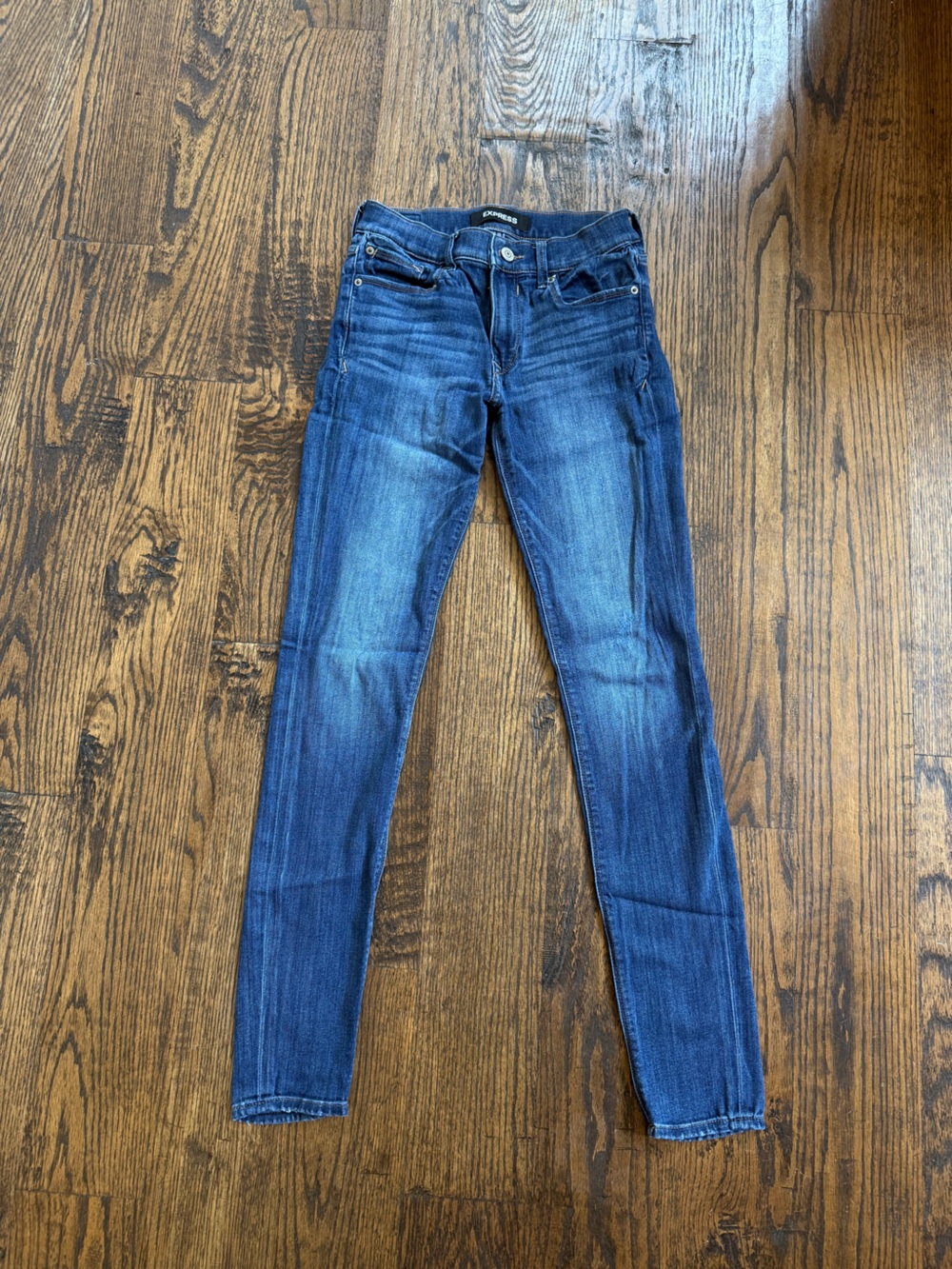 Express Dark Blue 4L Women's Skinny Jeans